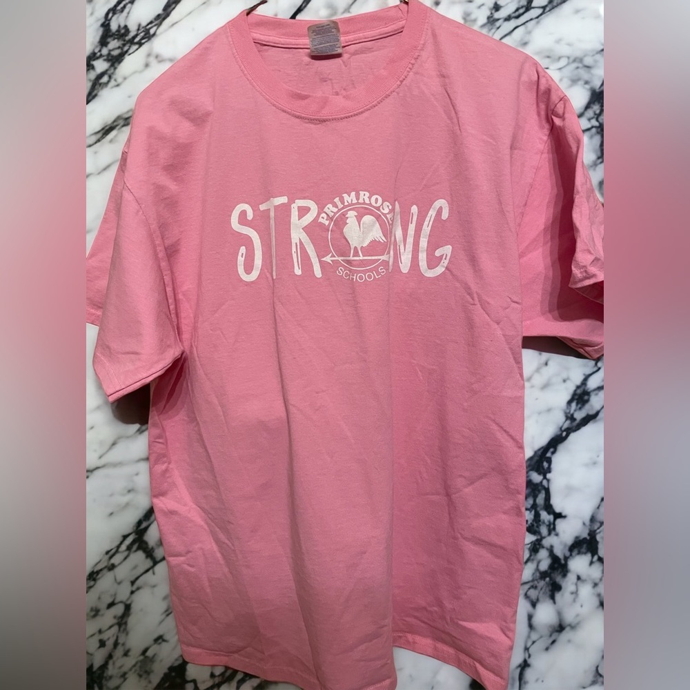 Pink Primrose Strong Teachers Shirt